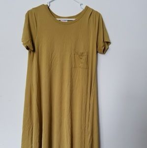 Lularoe Small mustard Carly